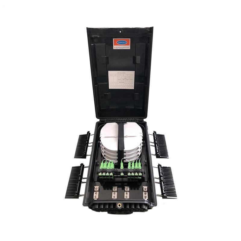 24-Port Fiber Distribution Box — Flip-Up, Wall/Pole Mount, IP65 Outdoor/Indoor