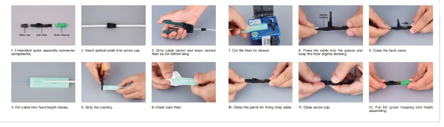Connecteur rapide à fibre optique SC / APC pour un déploiement rapide et des performances supérieures第3张