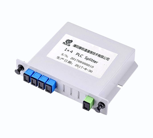 Plug‑in Cassette PLC Fiber Splitter – Singlemode G652D/G657A, Custom Connector O