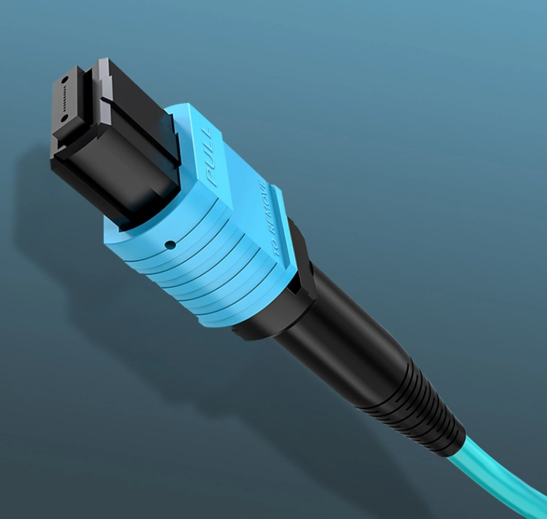 MPO fiber jumper cable, 10 megabyte multi-mode fiber optic cable patch cord,8-core female head B polar 40G optical module MTP fiber hopping(pic1)