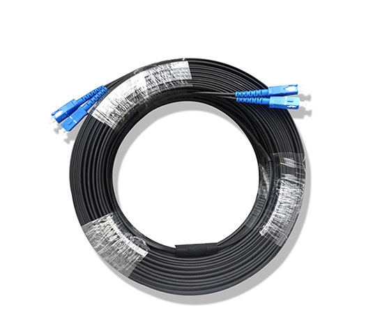 Câble de chute FTTH pré-connecté avec fibres G652D / G655 / 