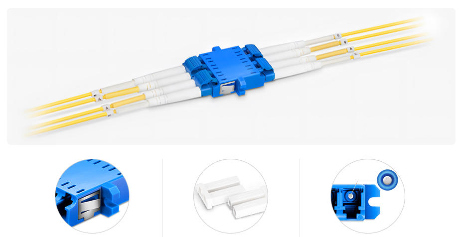 LC-LC Duplex Fiber Optic Adapter - Компактный соединитель для сетей высокой плотности第2张