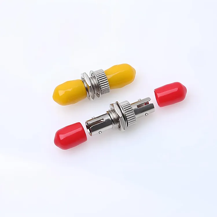 Adaptateur de fibre optique à bride ST - Connecteur à baïonnette robuste pour un