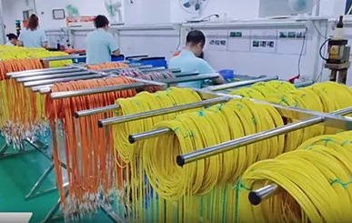 Cordons de raccordement en fibre