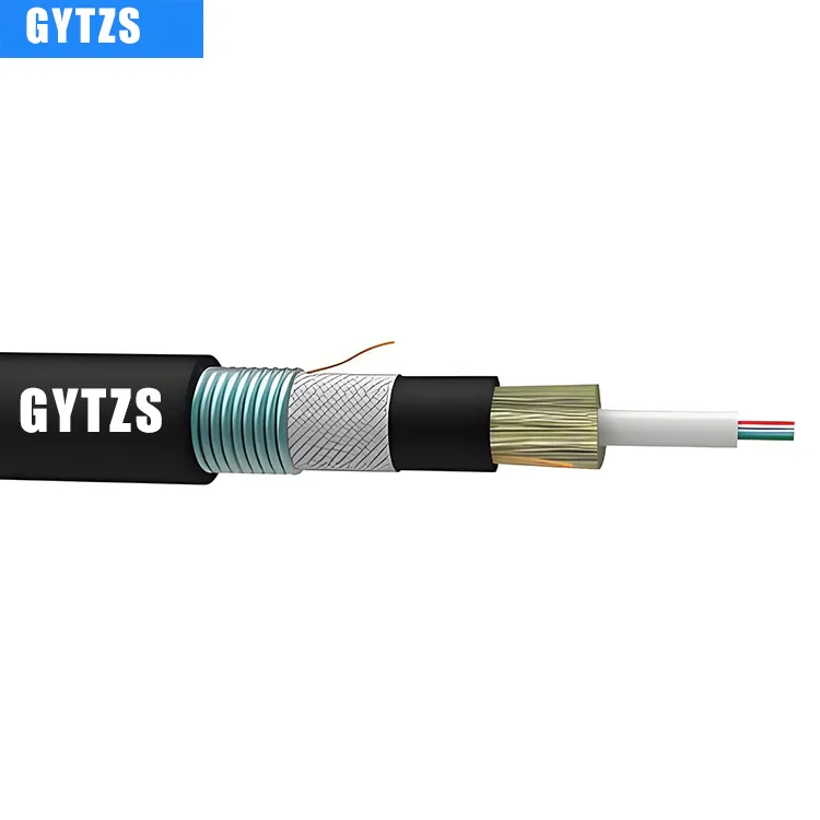Câble fibre optique ignifuge extérieur gytzs - g652d / g655 