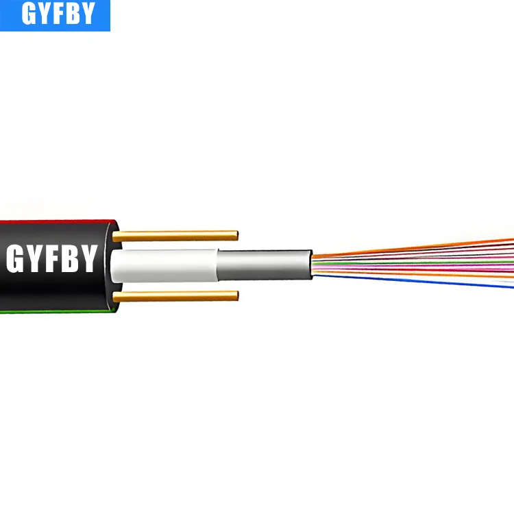 Câble fibre optique gyfxy 2/4/8/ 12 cœurs g652d / g655c / g6