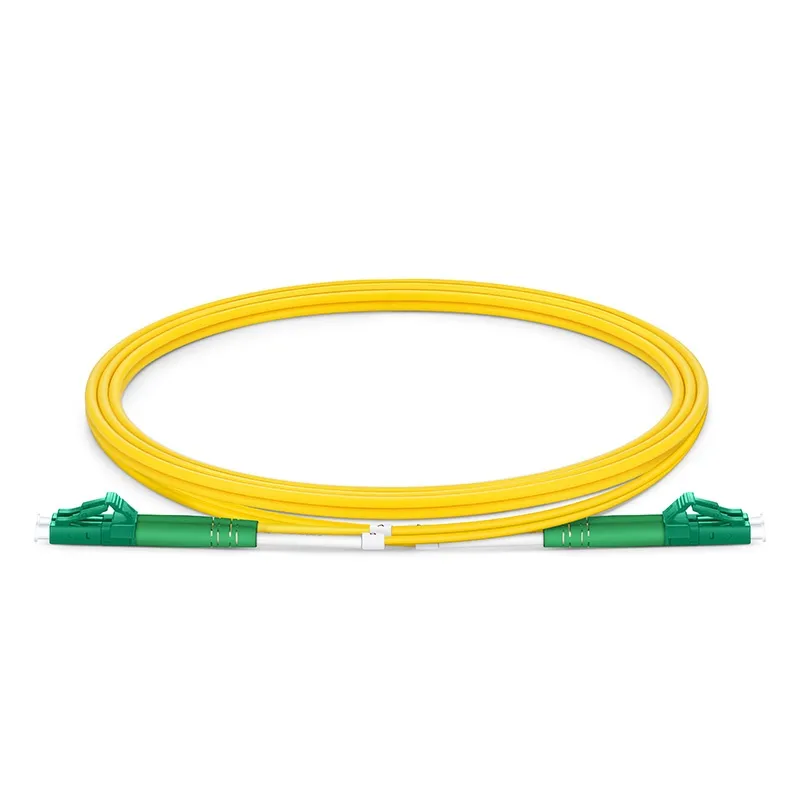 LC-LC APC Simplex / Duplex Single Mode (OS2), Riser (OFNR), 