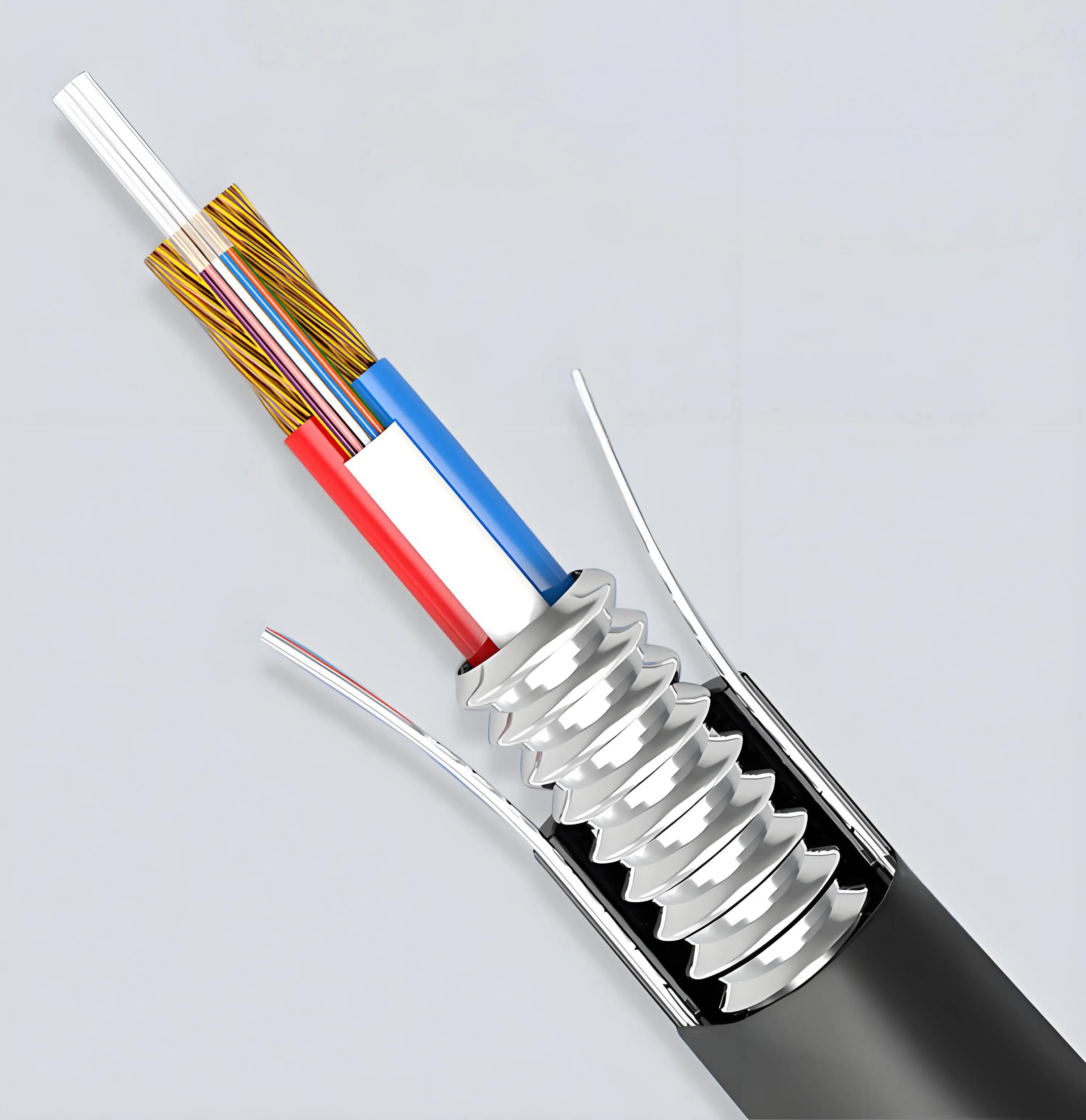 Kabel gentian optik berperisai第2张