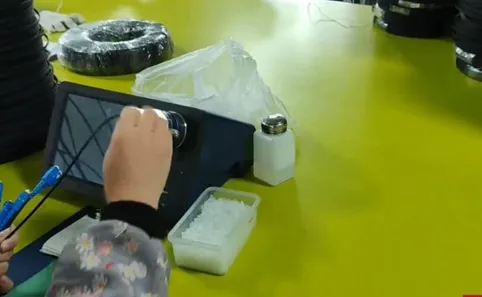 Vidéo de test du câble Ftth intérieur